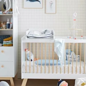 Plan à Langer Universel 52 Cm Pour Lits Bébé April Blanc – Vertbaudet 12