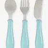 Set 3 Couverts D’apprentissage Inox BEABA Airy Green – Beaba 20